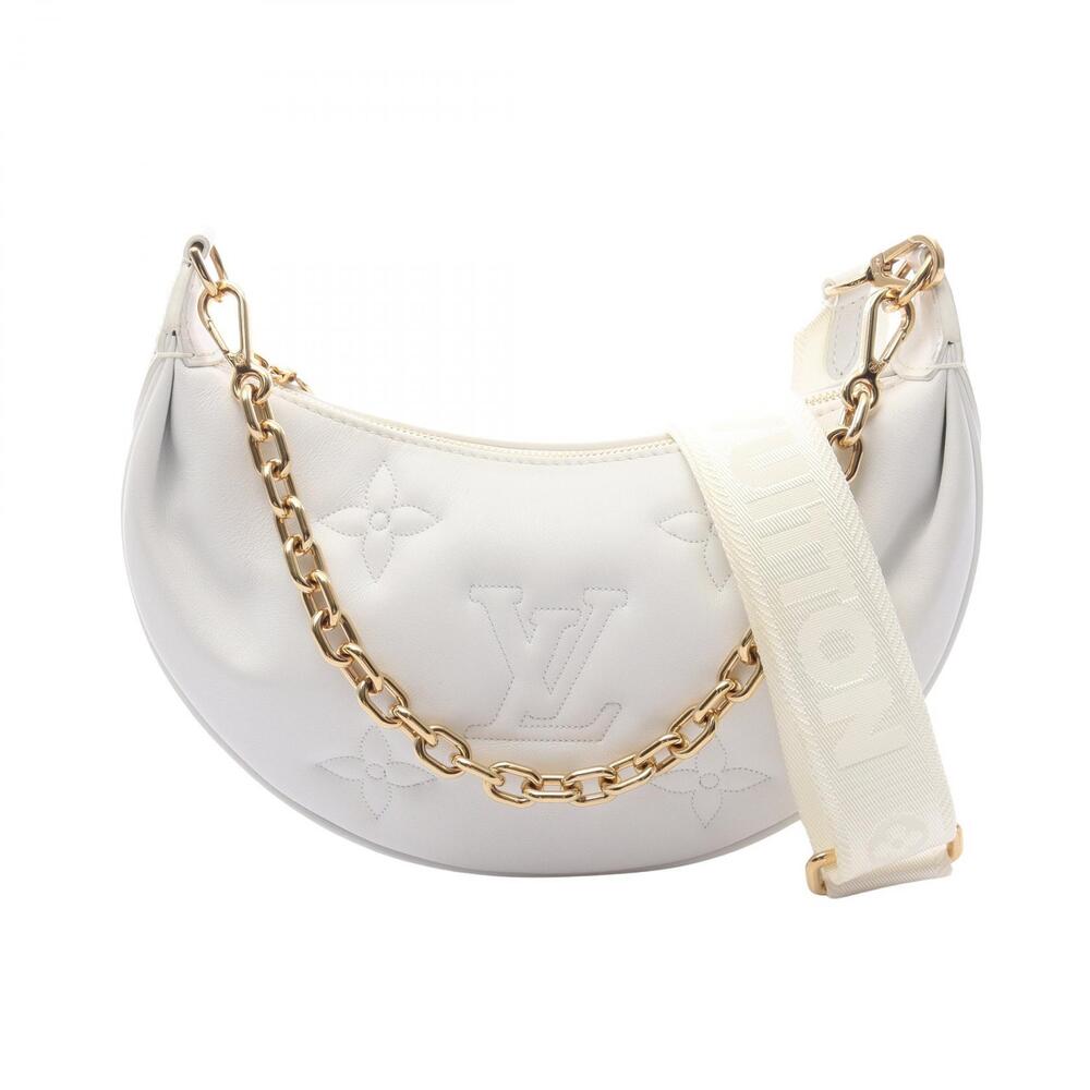 Louis Vuitton Over the Moon Handbag Leather Bule Glam White